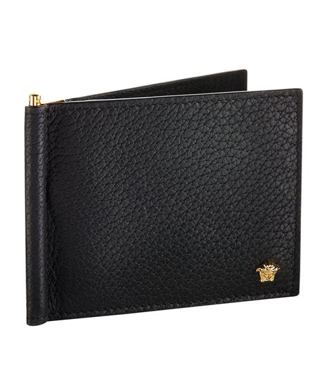 versace medusa money clip wallet|versace leather wallet strap.